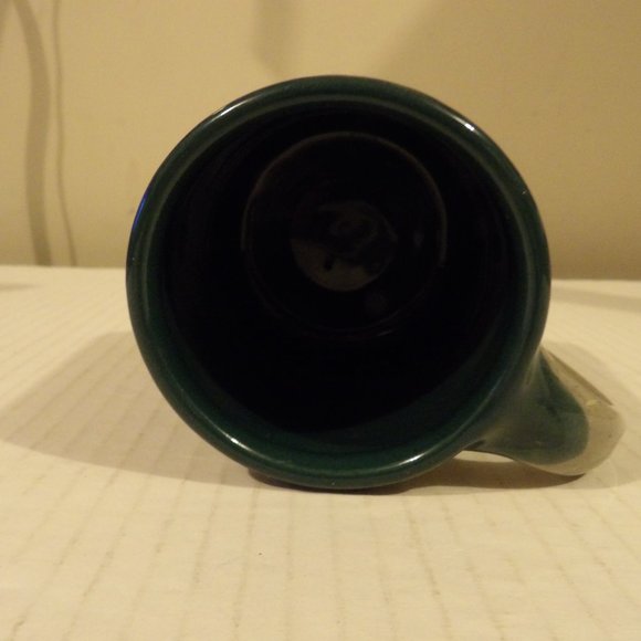 + Great Bay Pottery 4" Blue Green Gray Harvard 14oz. Coffee Mug - Picture 5 of 6